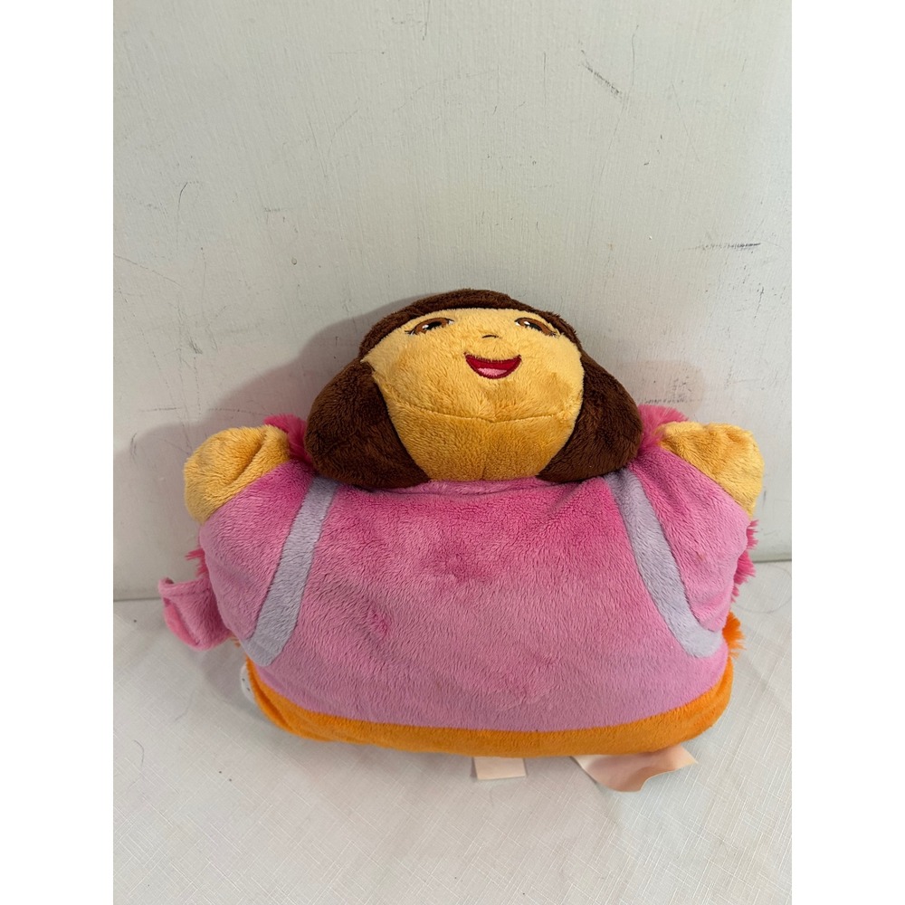 Pillow Pets Pee-Wees Dora the Explorer 11" Pink Purple Plush Kids Toy